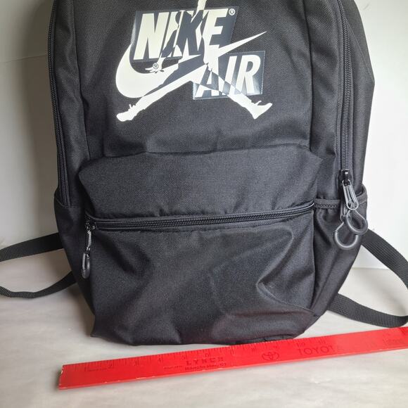 Nike Air Jordan Jump Logo Backpack Black White New No Tags - Picture 4 of 5